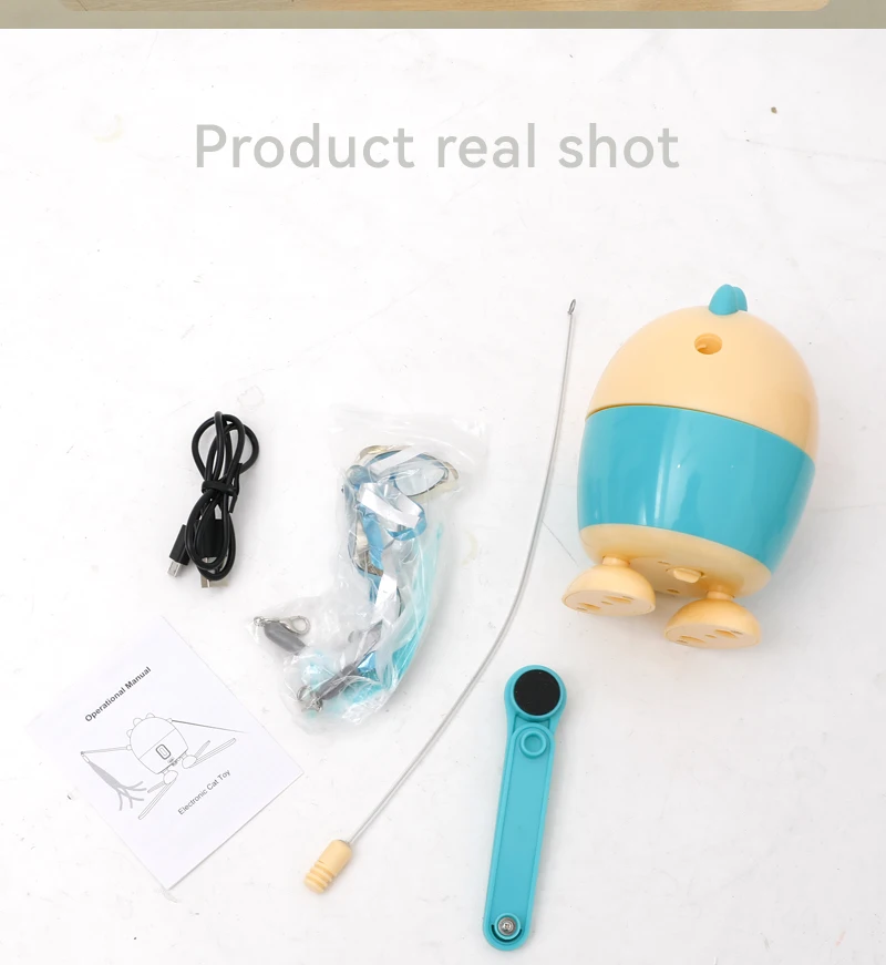 Hot Selling New Intelligent Cat Toy Electric Rotating Laser Cat Stick Pet Supplies factory