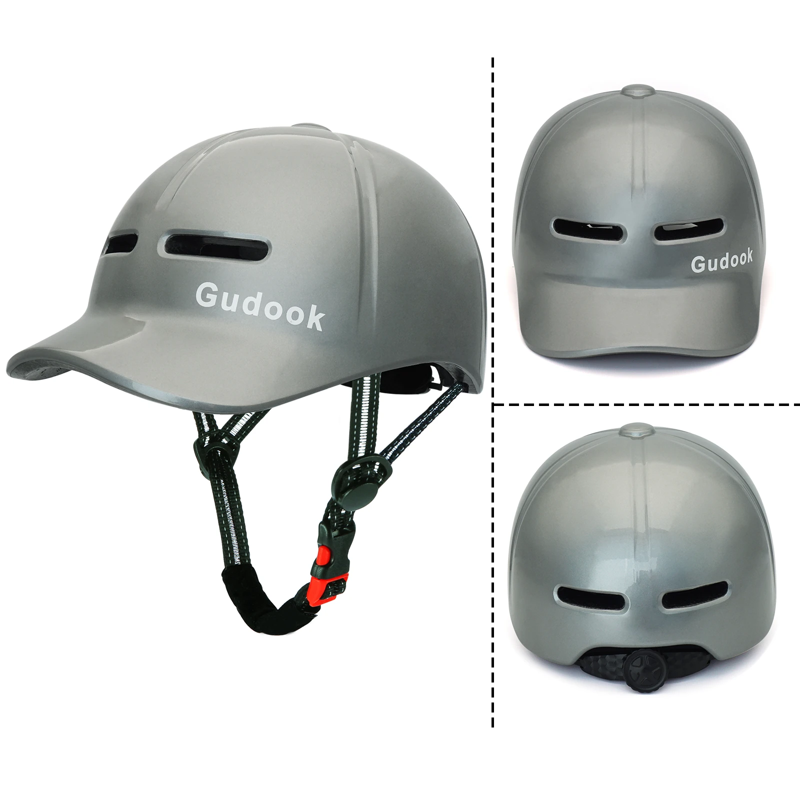 Custom Urban Baseball Cap Style Commuting Electric Scooter Skate Helmet Bicycle Helmet Skateboarding Bike Helmet for Men Women