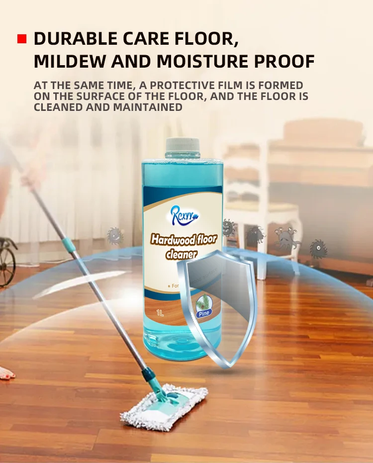 Popular High Quality Pine Scent Surface Mopping Liquid Detergent Manufacturer 1L Floor Cleaner
