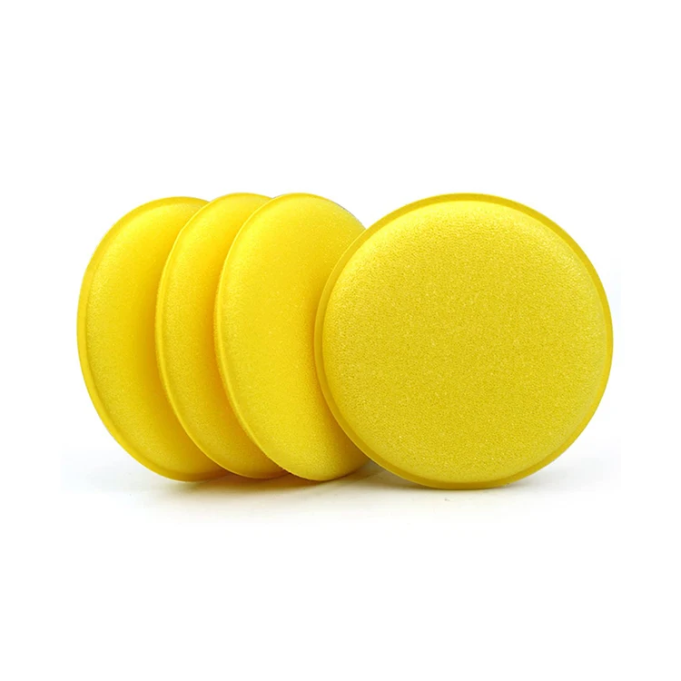 Аппликатор воска из желтой пены с логотипом на заказ подходят для авт