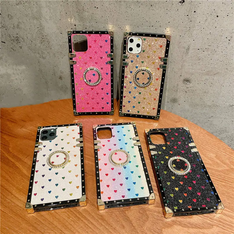 For OPPO A7 / OPPO A5S / OPPO A12 Phone Case Luxury LV Square