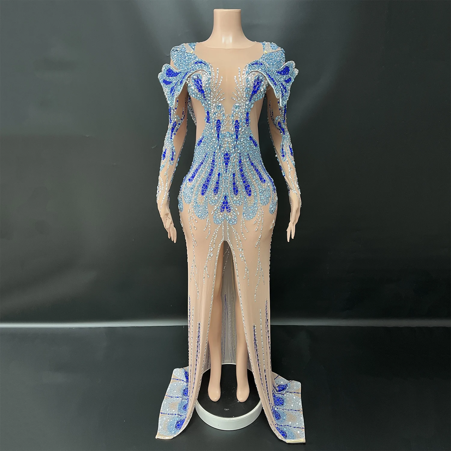 sachin and babi light blue dress Jovani | GG Formals - 42210 main image 1