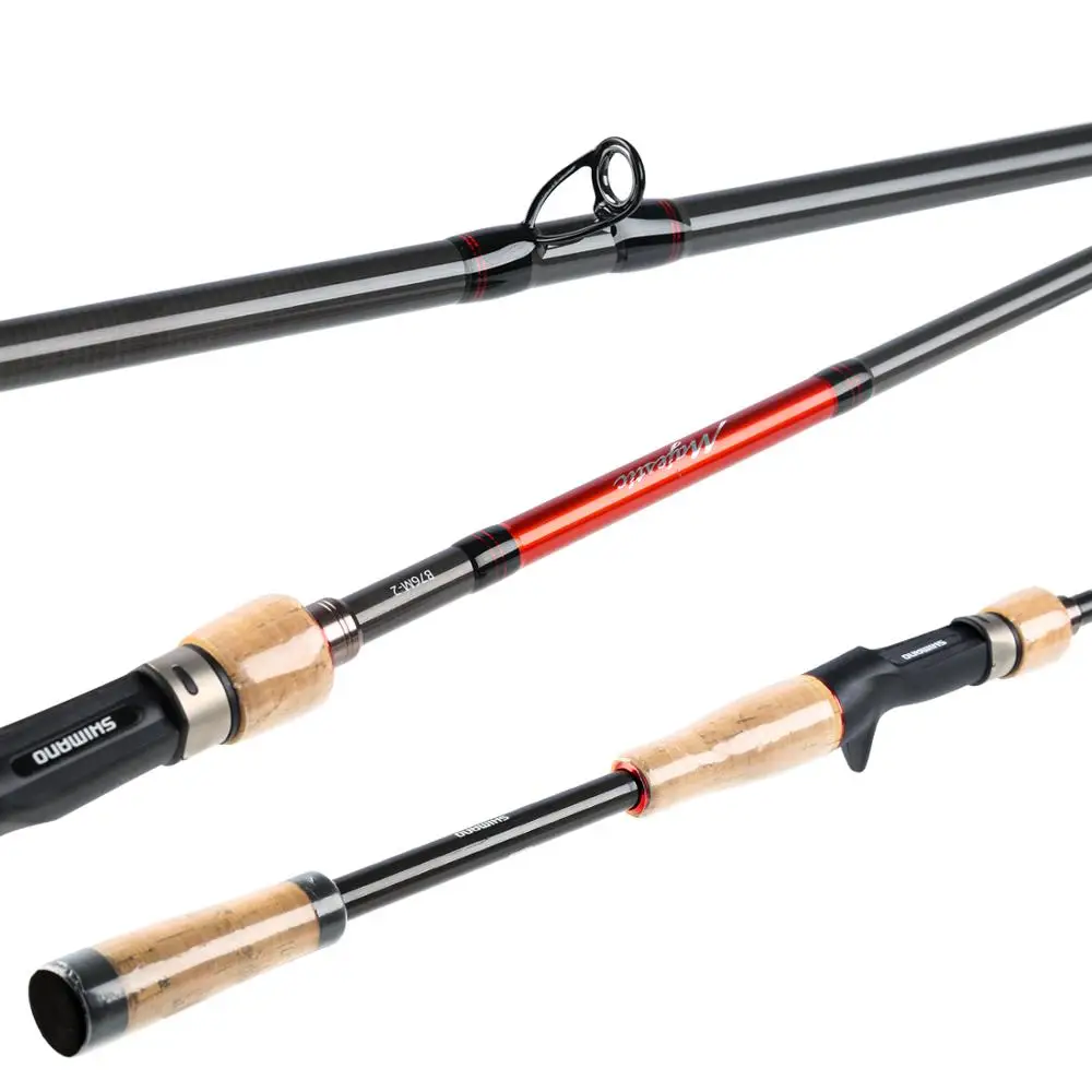 OEM ODM 1.9m 2.44m 2 Section Fishing Rod Carbon Fiber Rods Fishing
