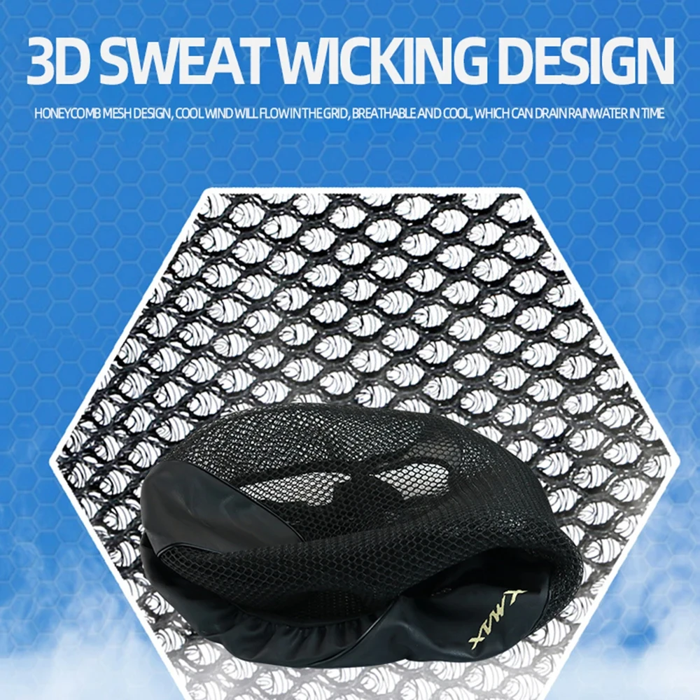 Motorcycle Seat Cover Waterproof Dustproof Sunscreen PU Leather Anti