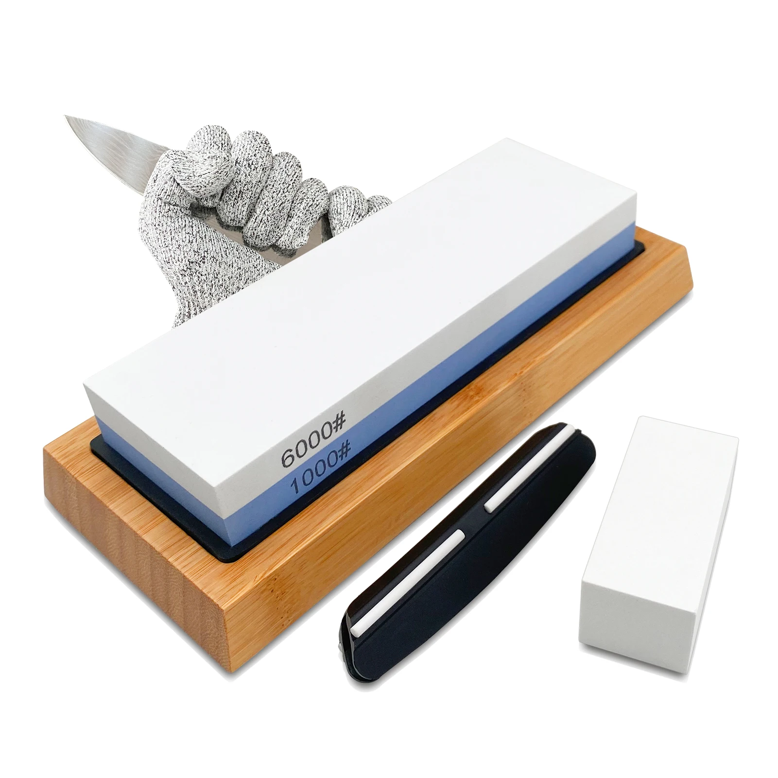 Buy Wholesale China 400/1000 3000/8000 5000/10000 Wetstone Sharpen Stone  Water Natural Combination Knife Sharpening Stone Kit & Kitchen Knife  Sharpening Stones at USD 5.05
