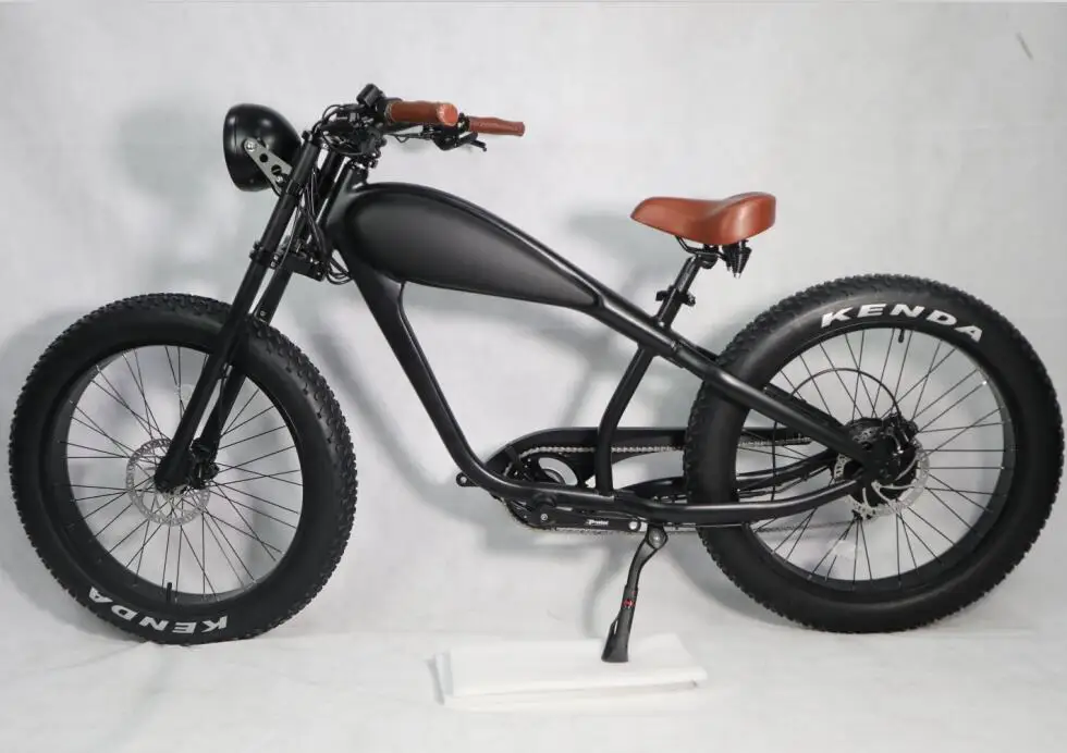 750w vintage newest design chopper electric fat bike from
