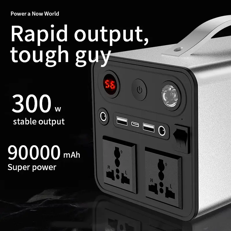 GK320 Mini Solar Generator Portable Power Station Power Supply Portable Energy Storage System With Usb Power Bank