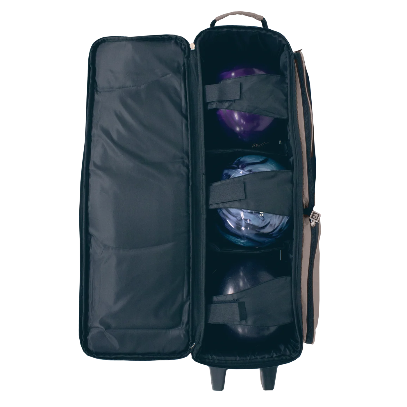 Free Sample 3 Ball Bowling Bags With Wheels,Rolling Bowling Ball Bag for Bowling Accessories