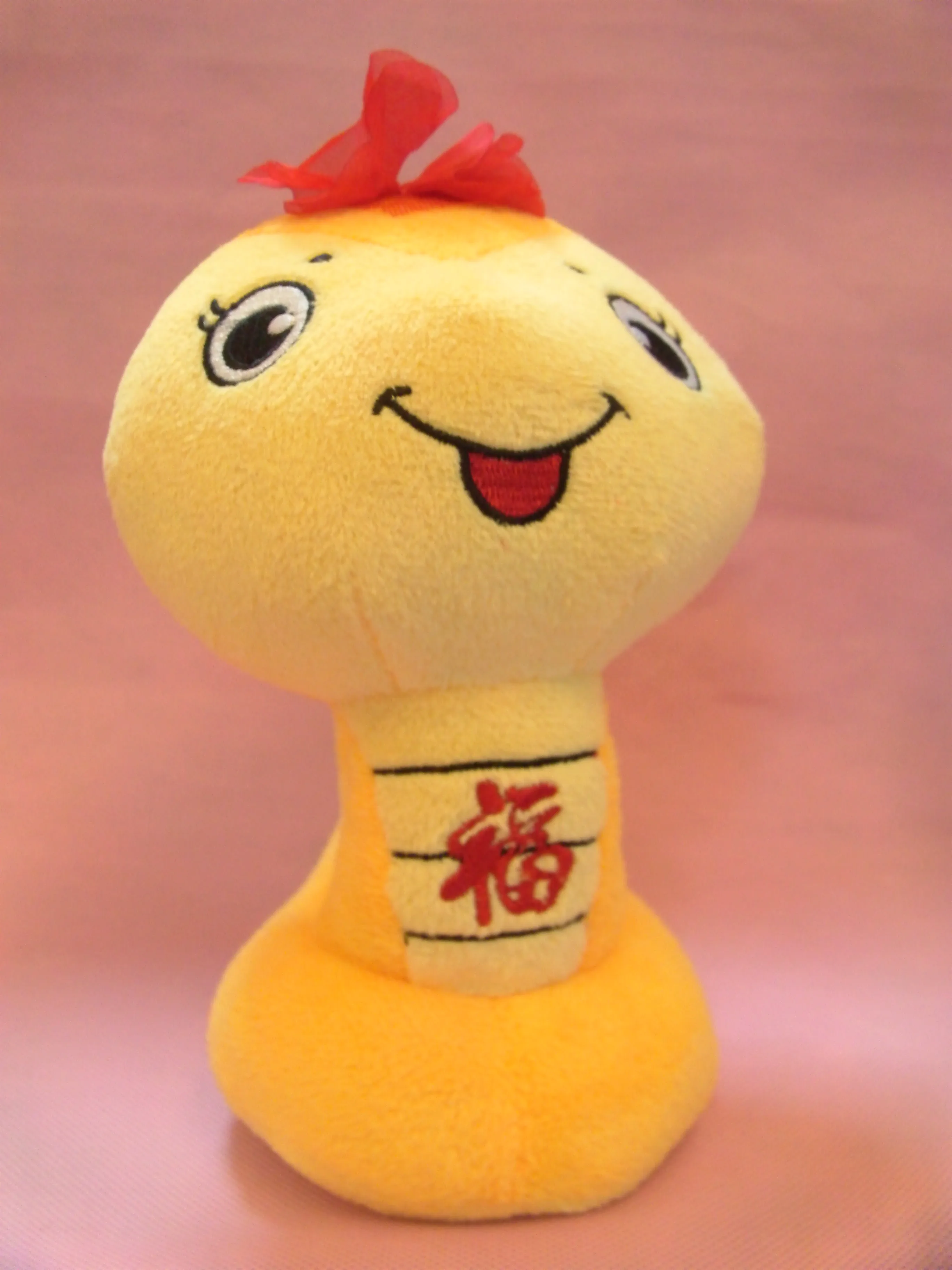 2025 superventas Unisex Año Nuevo chino peluche serpiente bordado poliéster  PP algodón relleno niños aniversario uso