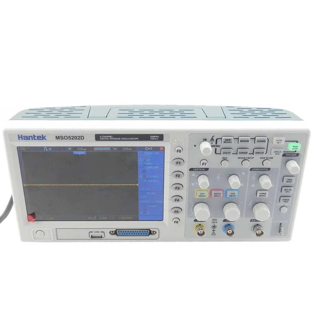 Hantek6254BD PC Based Handheld 4 Channel Oscilloscope with 250MHz 64K USB Arbitrary Waveform Generator