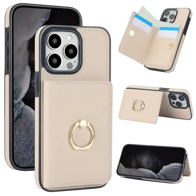Hot Flip Wallet Kickstand Phone Case With Finger Loop for iPhone 16 Pro Max Card Holder Leather Cover Money Bag Rfid Blocking| Alibaba.com Hot Flip Wallet Kickstand Phone Case With Finger Loop for iPhone 16 Pro Max Card Holder Leather Cover Money Bag Rfid Blocking| Alibaba.com