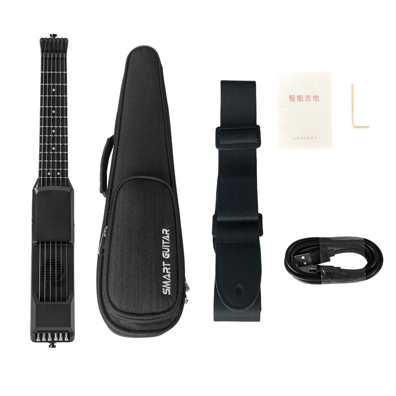 Compact Acoustic Digital Midi Smart Guitar with Easy Carry Case