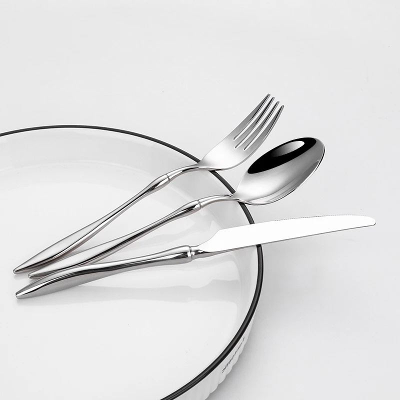 Luxury Stainless Steel 304 Durable Wedding Party Cutlery Set Customized