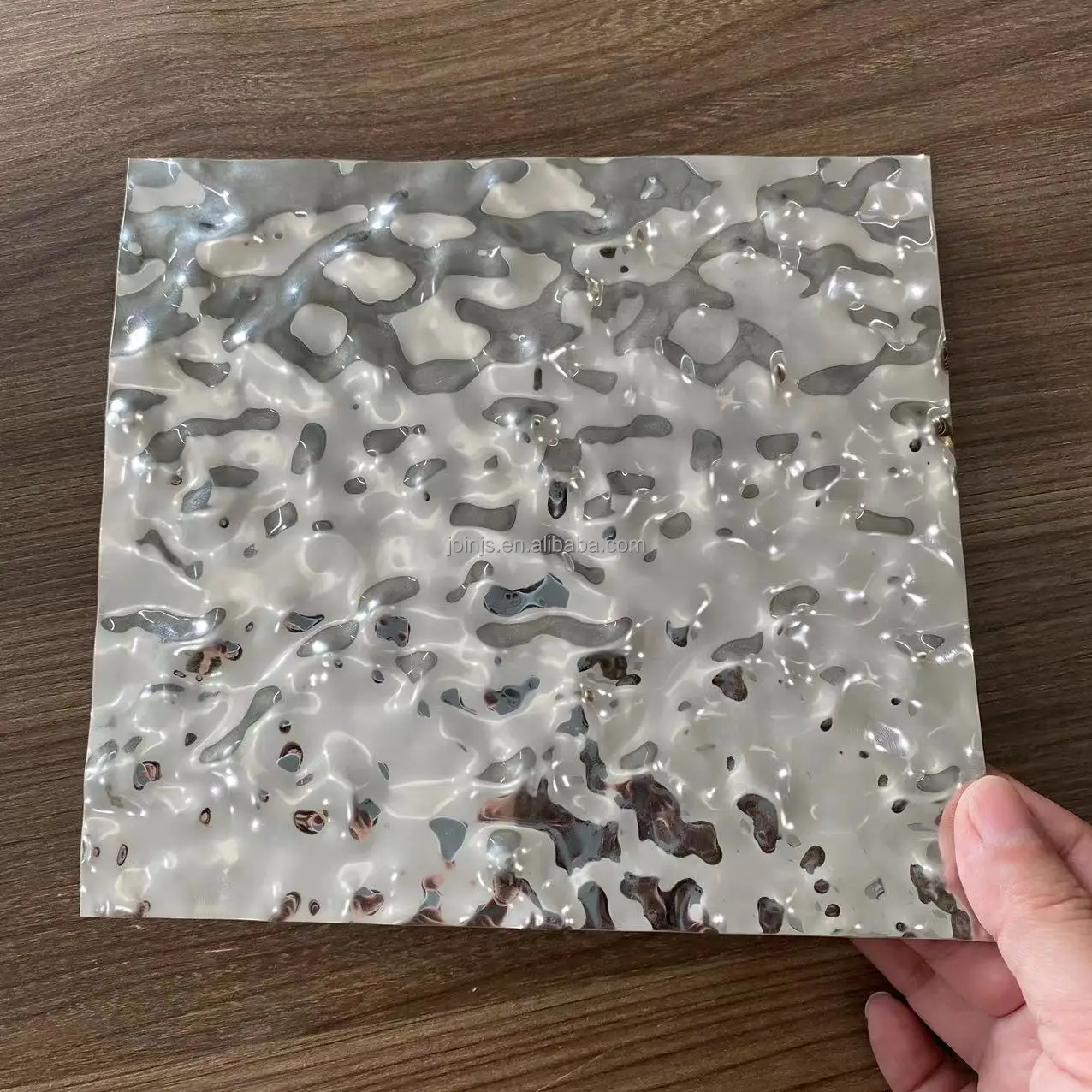 미러 실버 워터 리플201 스테인리스 스틸 시트 304 316 장식용 워터 리플 시트 벽 장식 패널용
