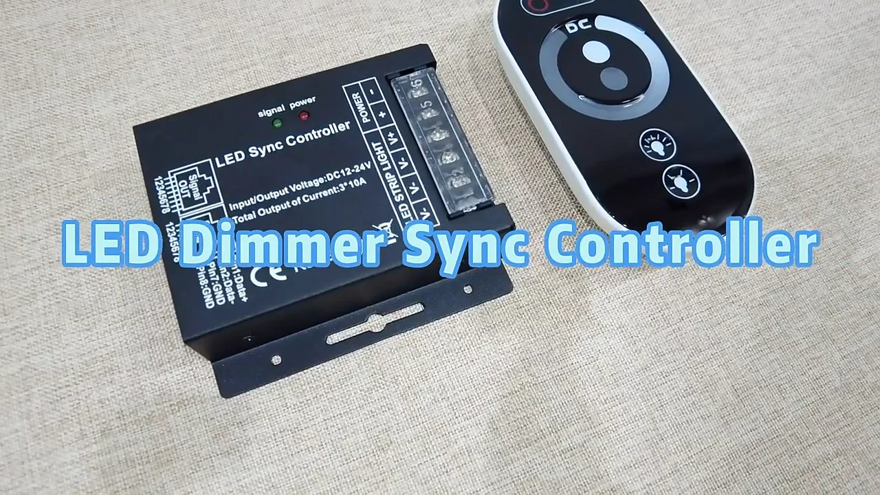 Modern Style Led Dimmer Sync Controller 1224v Constant Voltage 10a/ch