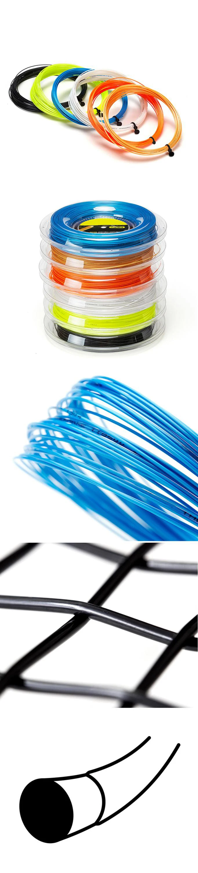 Professional Monofilament Multi Color Tennis String Reel Polyester ...