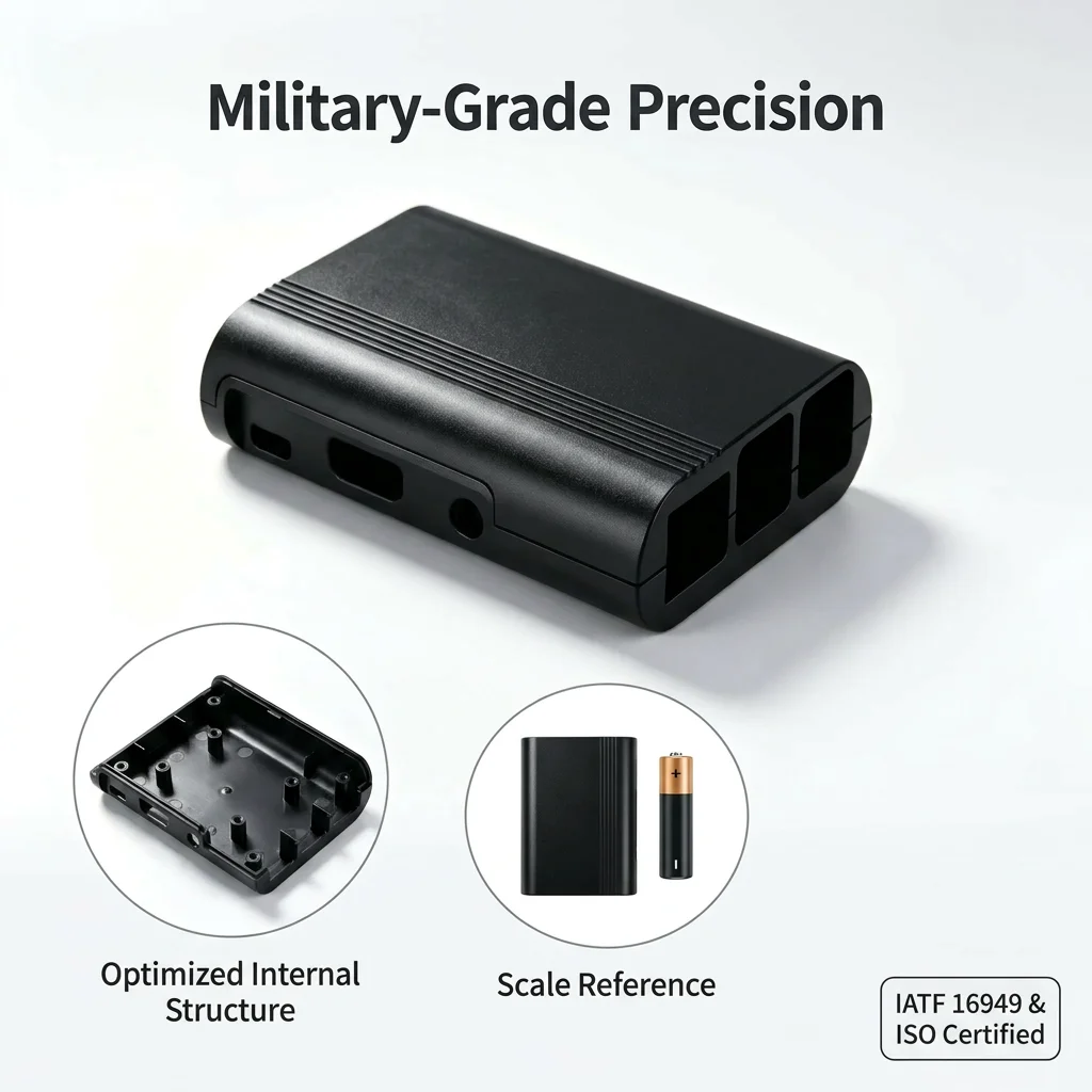 Custom ABS/PC Plastic Injection Molding Enclosure for IoT & Medical Devices Precision ±0.01mm Tolerance Rapid Prototyping No MOQ