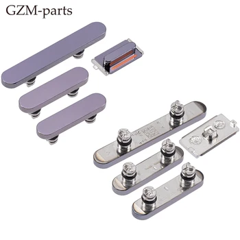 Pack Boutons Latéraux Pour IPhone 14/14 Plus - Power, Volume, Silencieux - Blanc - Neuf Sous Emballage - Marque Globalstock