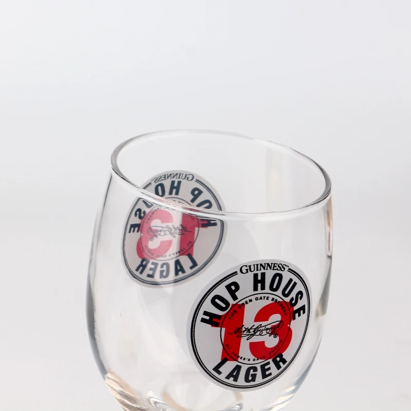 OEM Custom Logo 16oz Belgian Style Stemmed Tulip Chalice Pint Weizen Stange Classic Pilsner Beer Glasses for Lagers IPAs Ales
