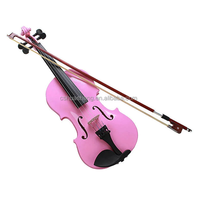 Plywood Beginner Suitable Various Colors Musical Violin Instrument With ...