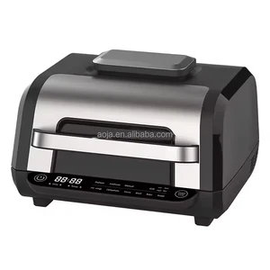 Smart Digital Multi 220v Deep Fryer Smokeless Electric Grill Machine Air Fryer Grill for Home Kitchen Cooking Use