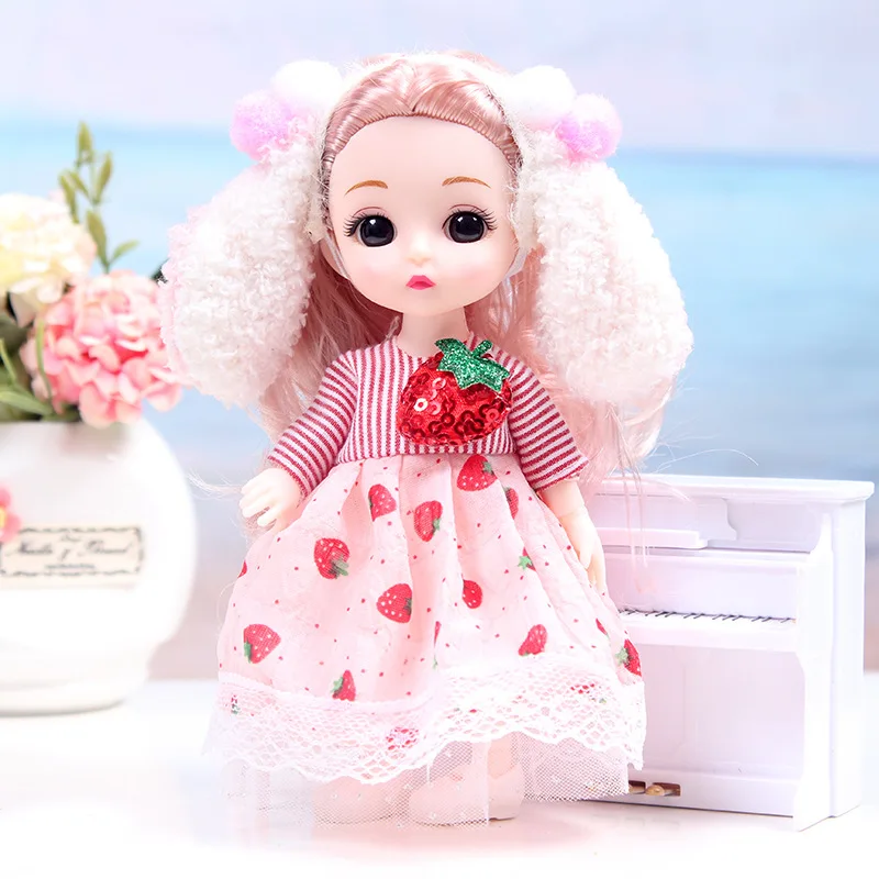 16cm 1/12 BJD Doll with Clothes and Shoes Movable 13 Joints Cute Sweet Face  Girl Gift Child Toys Princess Doll| Alibaba.com