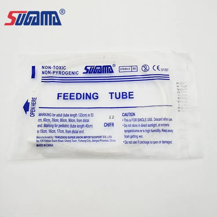 All Value Type Soft Medical Disposable PVC Nasogastric Feeding Tube