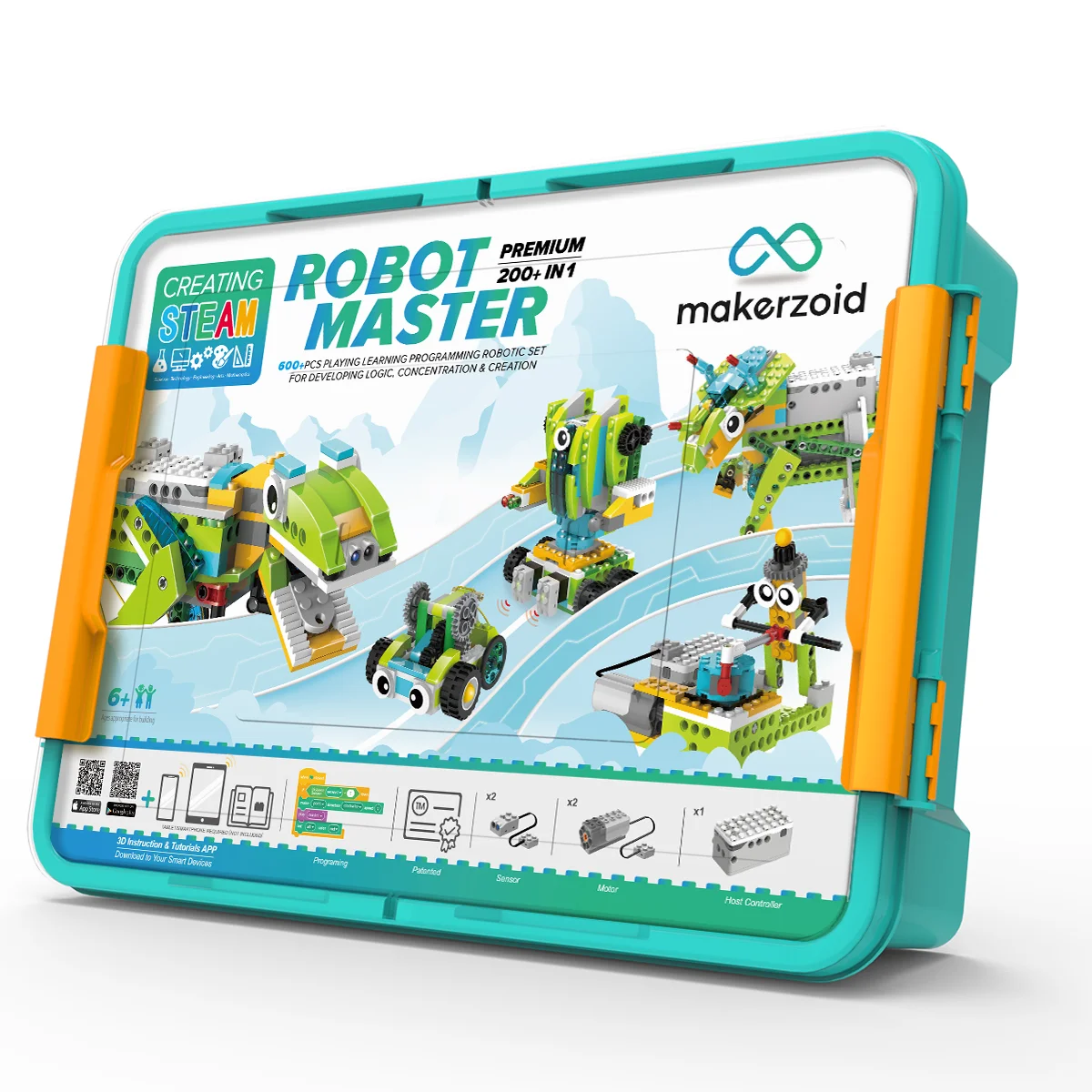 Makerzoid Robot Master Programmable Toys for Kids 6+