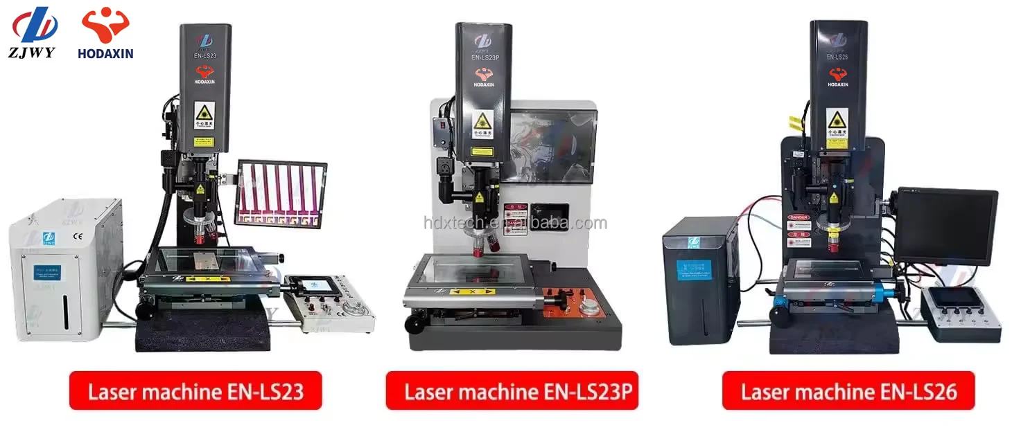 ZJWY EN-LS26 Manual Regulation Oled/lcd Ito Laser Bonding Machine for Phone Cop Cog Cof for Ip Pixel for Sm Screen Line Repair