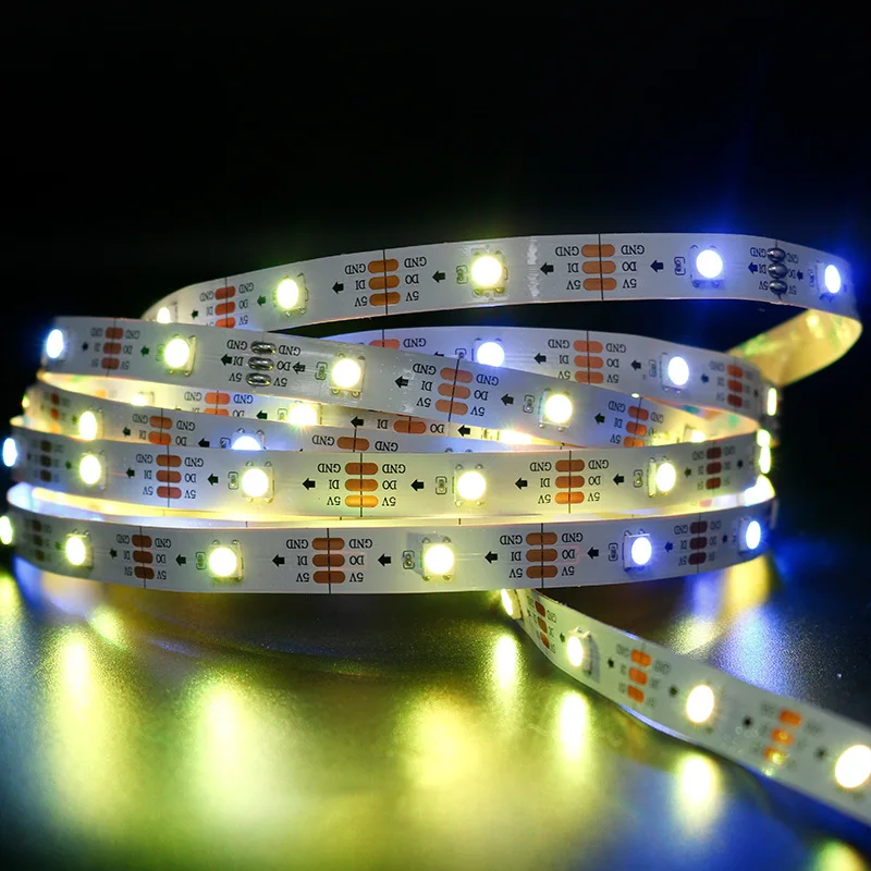 Smd 5050 5V Rgb Led Pixel Addressable Sk6812 Ws2812b LED Strip