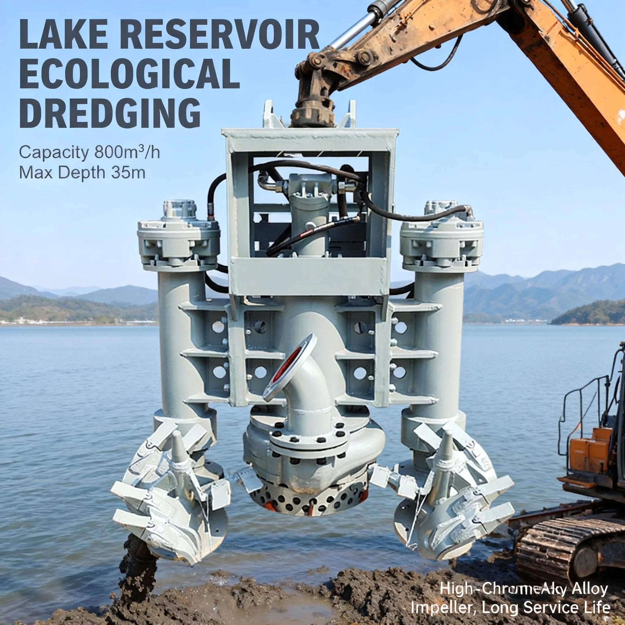 High Quality Submersible Sand 泵 液压 泥浆 Dredge 6