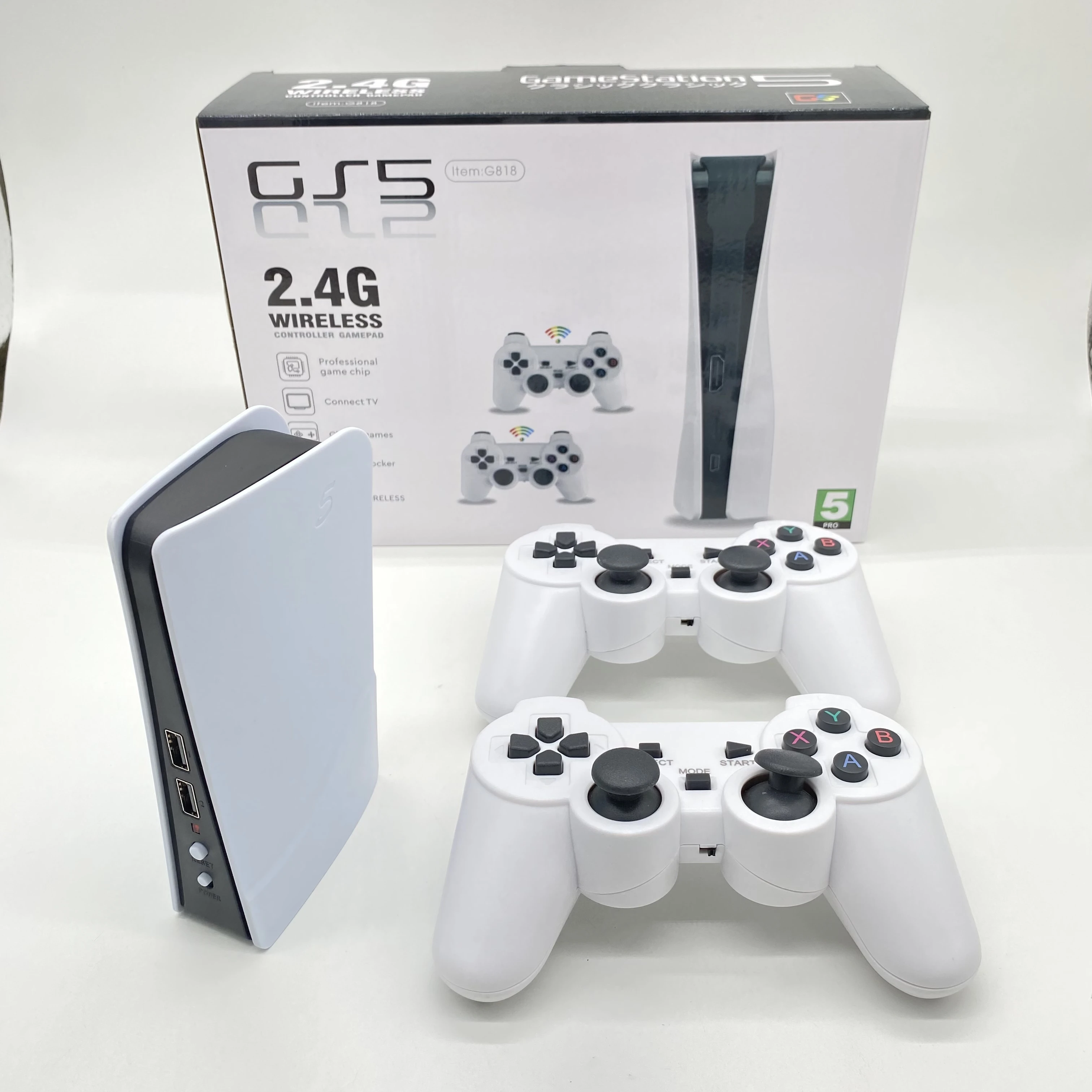 GS5-818A Video Game Console - 818 Games in 1 with 2.4 Ghz Wireless