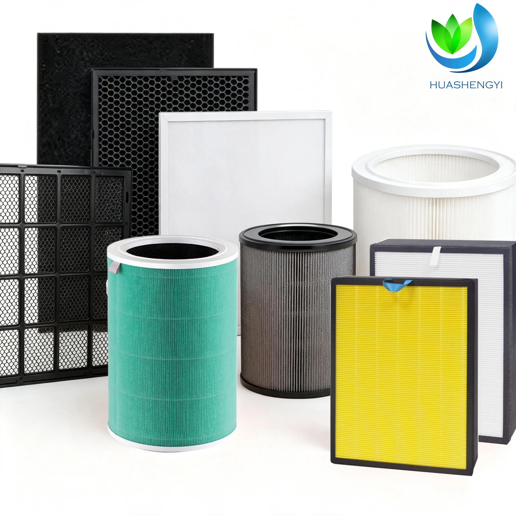 Eco-Friendly Household Air Purifier Filter 99.97% Efficiency H13 True HEPA Filter Activated Carbon Compatible with Levoit 200s