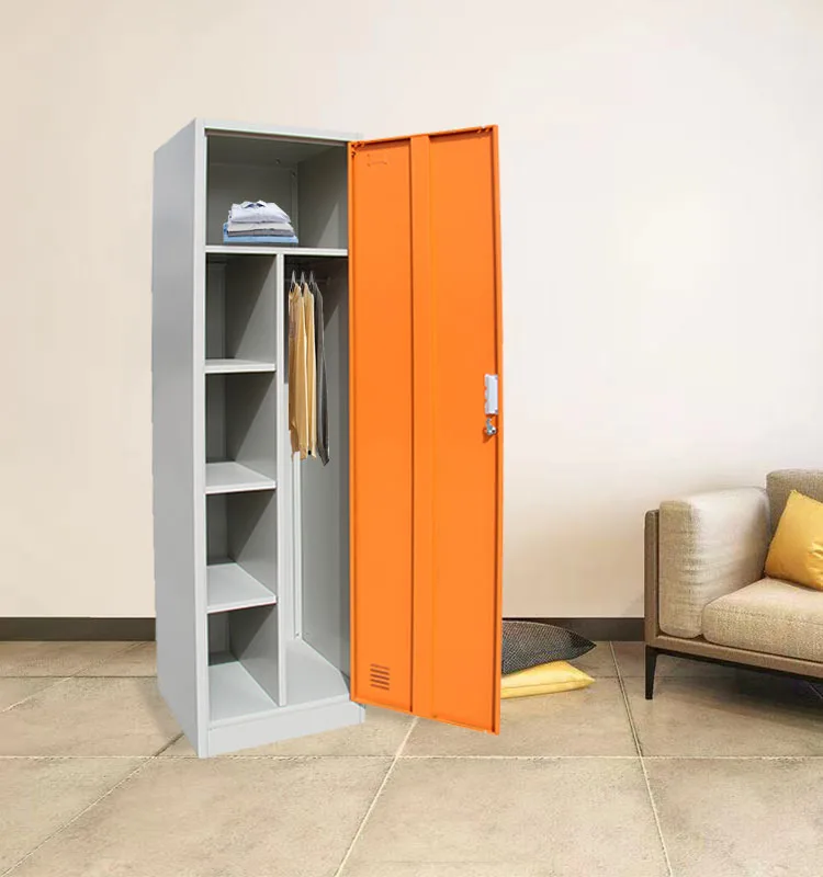 Разборный индивидуальный однодверный железный шкафчик, дешевый металлический шкафчик для продажи