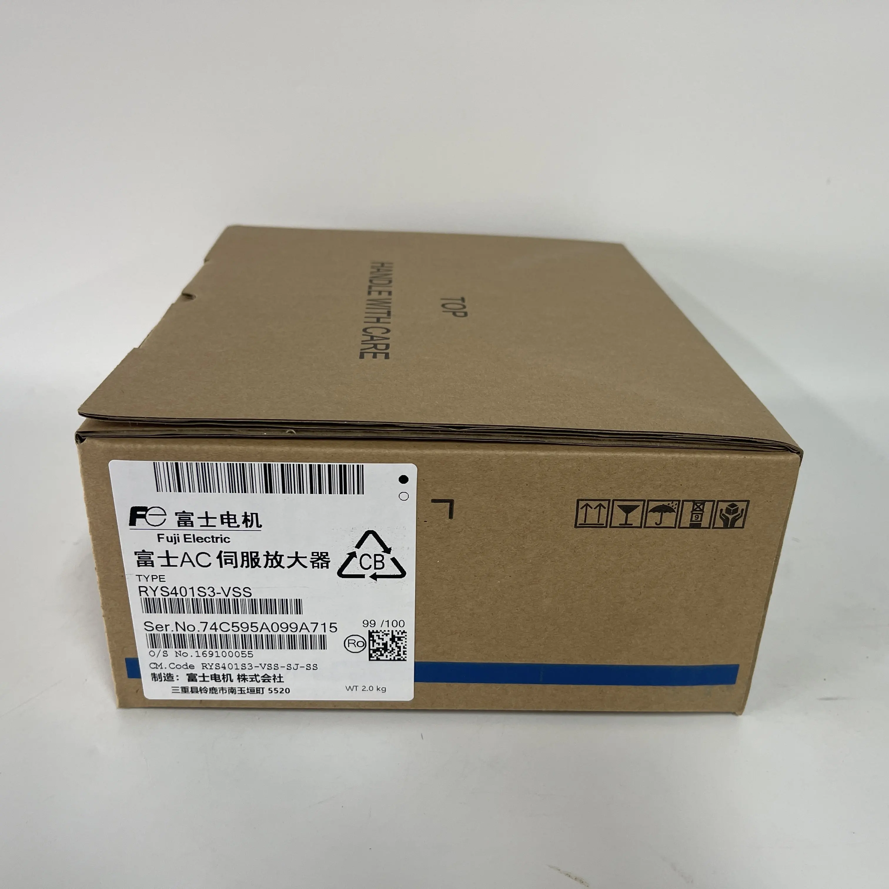 Fuji AC Servo Amplifier RYS401S3-VSS