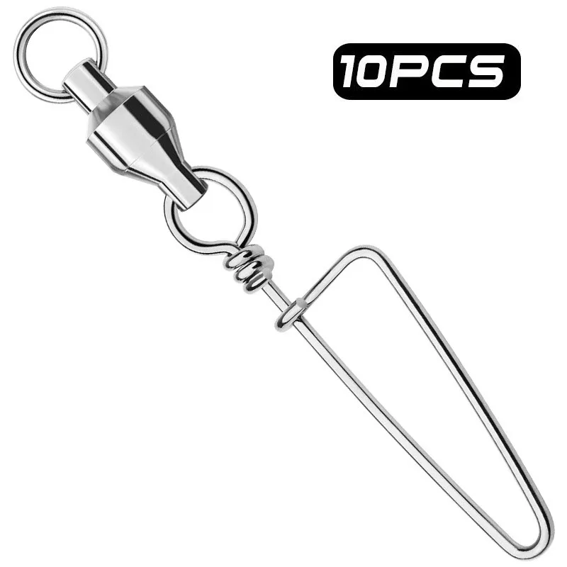 thumbnail image 2 of 9KM Covert Corkscrew Swivels – Coastlock Fishing Snaps (25-100 Pack) For Fresh & Saltwater 2 of 6