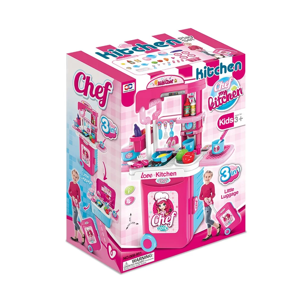 専用⚪︎nena. little treasure set ⚪︎ Play Kitchen Set 3 in 1 Luggage Suitcase Bag – Kids Pretend Play