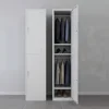 Light gray single 2 doors