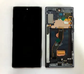 6.67" OLED  Mobile Phone LCD With Frame For Samsung Note 10+ N975F LCD Display Touch Screen Digitizer Assembly