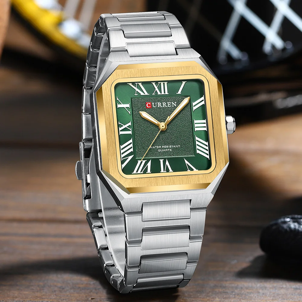 CURREN 8482 New Casual Business Men Luxury Watch Stainless Steel