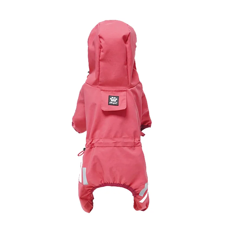 Custom high quality pet supplies dog raincoat hot selling dogs rain coat fashion design waterproof rainwear 3 colors options