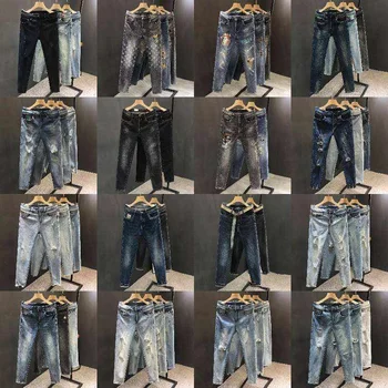 Hot Selling High Street Style High Quality Slim Fit Pocket Skinny Jeans for Men