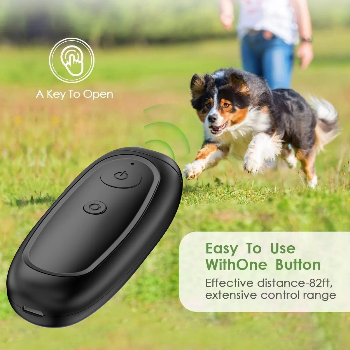 Portable USB Rechargeable Training Dog Device Ultrasonic Dog Repeller ...