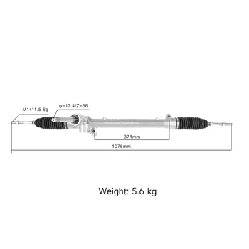 Auto part steering rack for Mazda M2 DA6A-32-110A DA6B-32-110 45510-WB002 45510-WB003 45510-WB006 7812974113