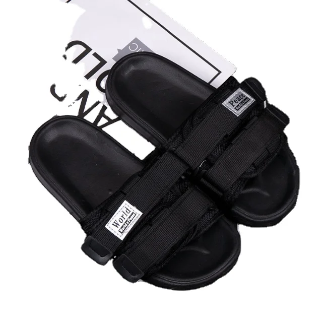 Black Belt Slipeer Household Slippers 