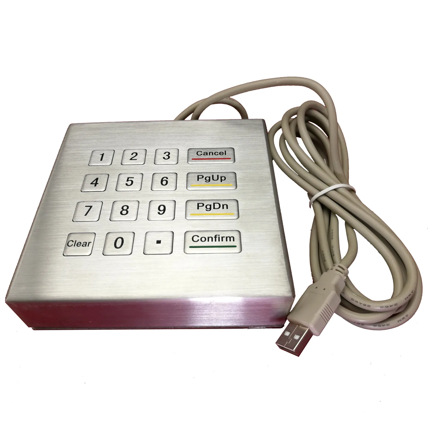 Desktop Keypad Numeric Metal Keypad 12 keys Layout