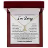 Card + Gold Necklace (LED Light Box)
