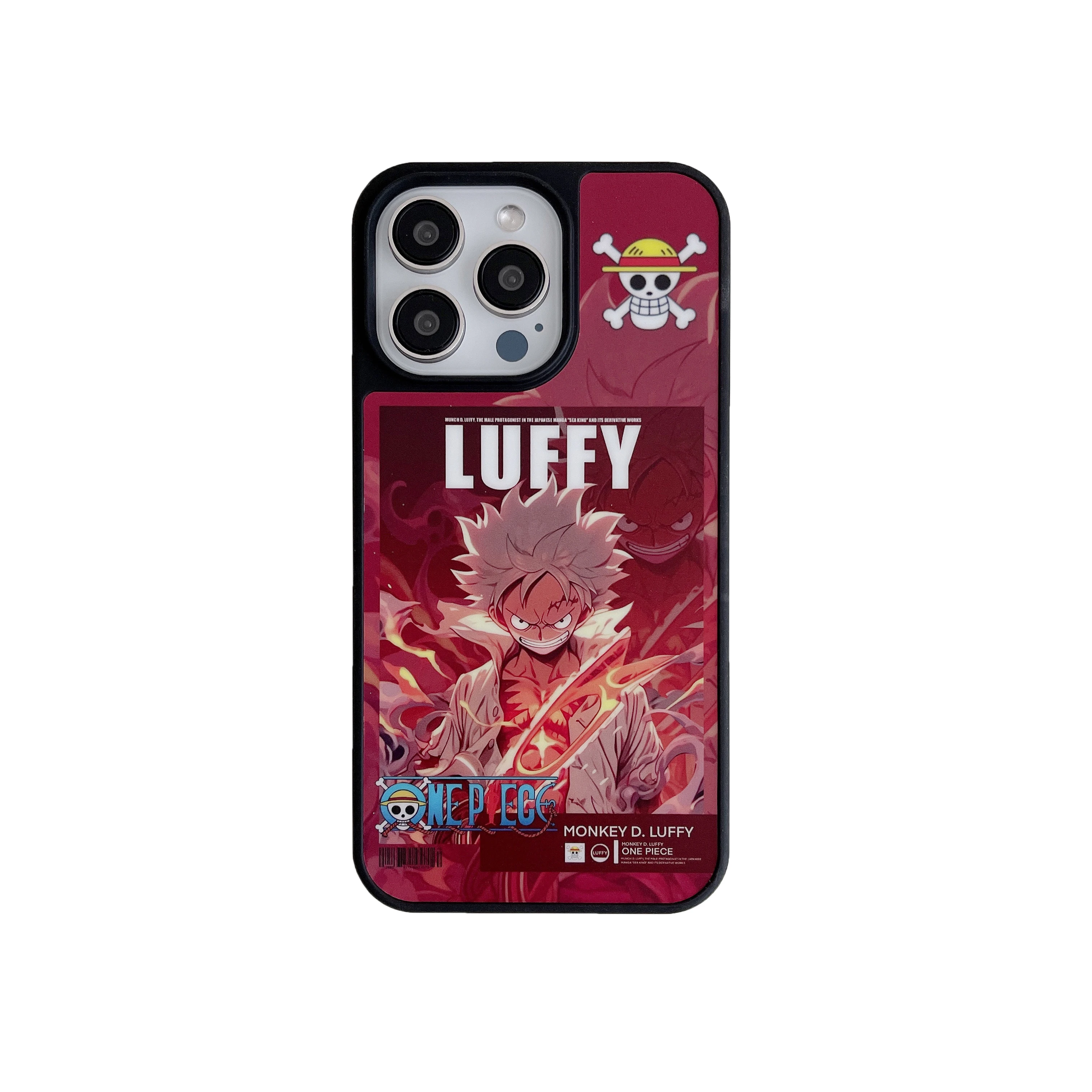 2024 Four Sides IMD Strong TPU Cool Blue Metal Button Anime One