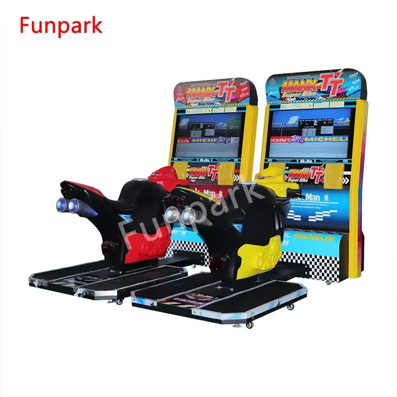 Funpark Hot Selling the Cheapest Indoor Driving Arcade Video Racing Game Arcade Motorcycle for Amusement Game Center details