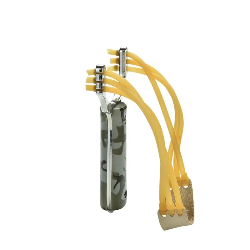 Горячая наружная Рогатка алюминиевая Камуфляжный лук без повреждений открытый игровой инструмент R0893